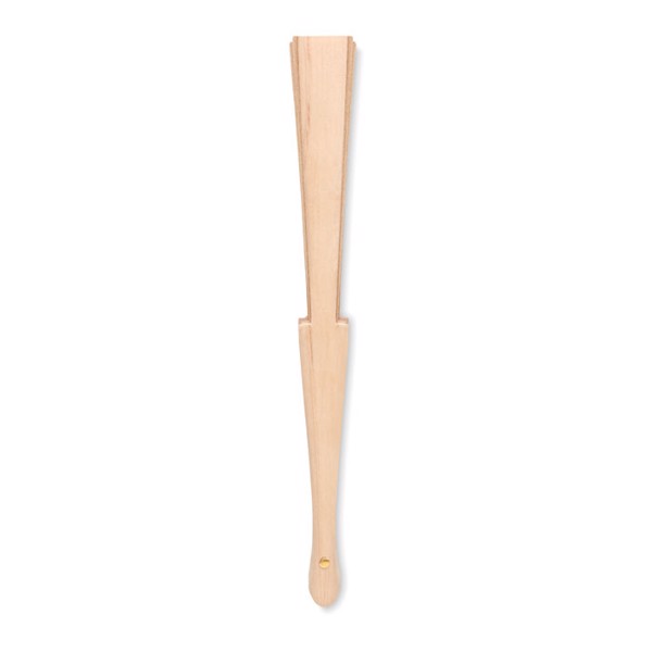 MB - Wood hand fan with cork fabric Fanny Cork