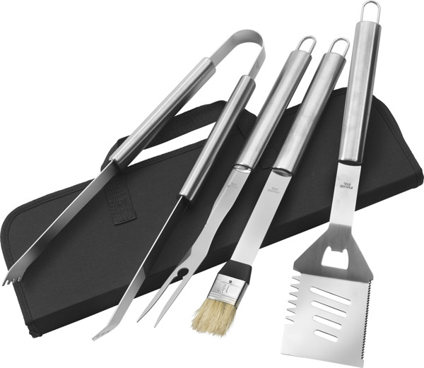 Set de churrasco Silas | Inox | 4 pcs
