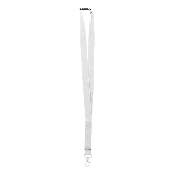 RPET lanyard Revent - Bílá