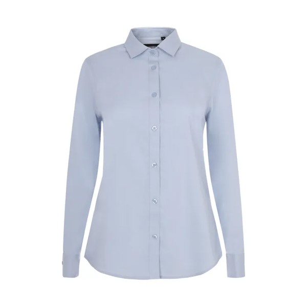CAMISA STRETCH ML MULHER - Azul claro 