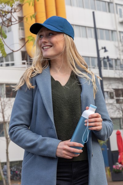 Impact 6 Panel Kappe aus 280gr rCotton mit AWARE™ Tracer - Navy Blau
