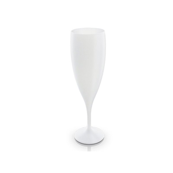 14 cl champaign glass - Blanc opaque / 