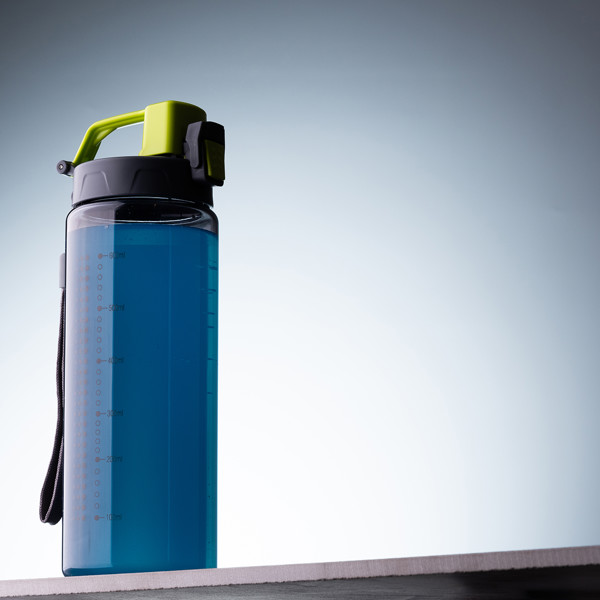 700 ml Feelsogood water bottle - Green / Grey
