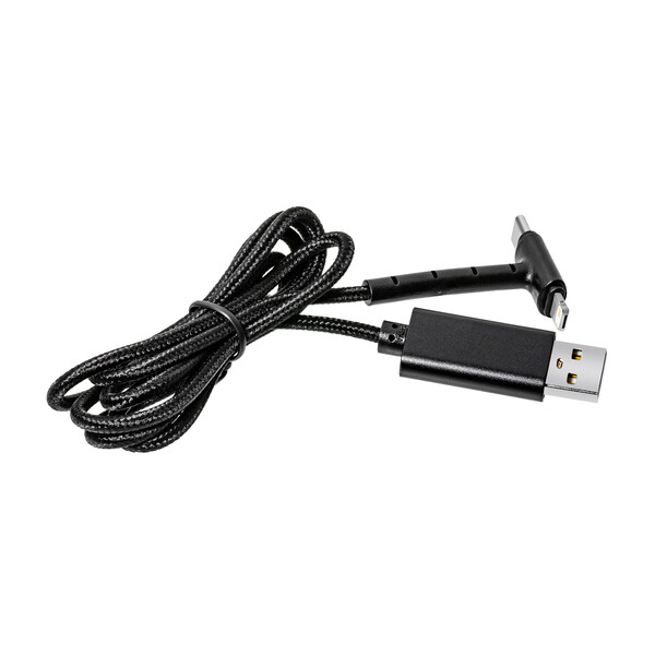Cable de Charge avec Connexion 3 en 1 CHESTER - noir