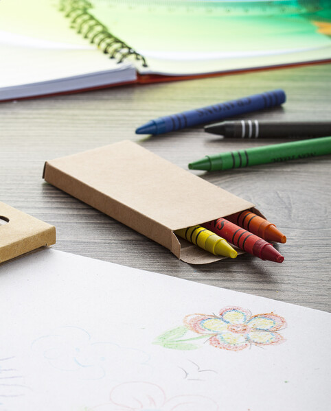 Set de 6 pastels de couleurs Liddy