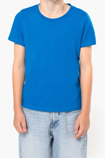 Kids' Bio150ic Crew Neck T-Shirt - Light Royal Blue / 12/14
