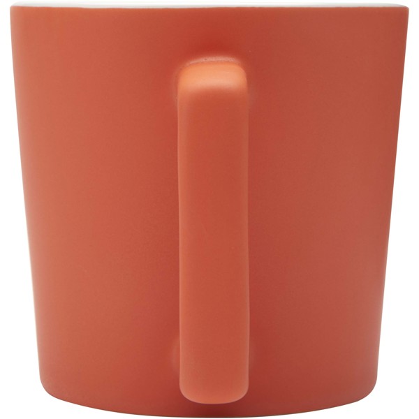 Tazza in ceramica da 370 ml con finitura opaca Cali - Arancione