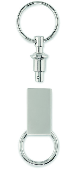 Kovinski obesek za ključe Keysplit 2v1, razmaknite