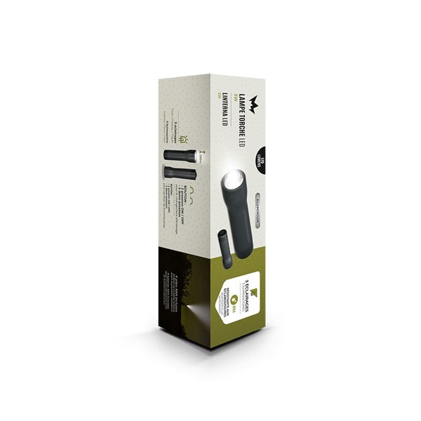 LAMPE TORCHE EN ALUMINIUM 3W