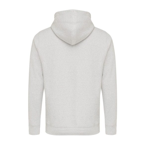 Lehká mikina s kapucí Iqoniq Rila z recykl. bavlny - Light Heather Grey / XXL