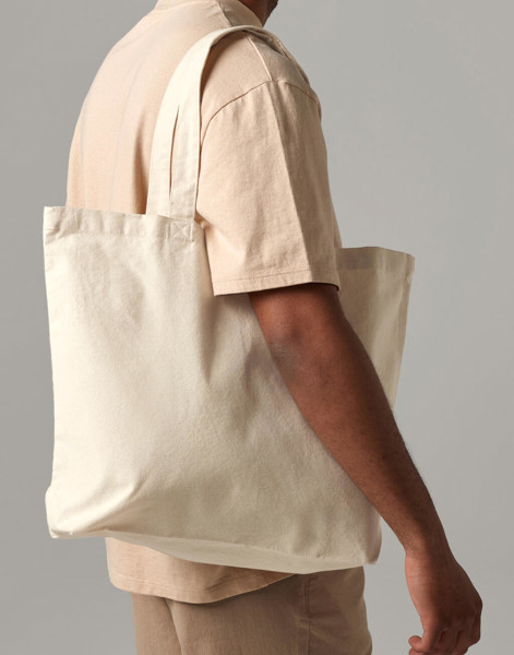 Recycled Cotton Maxi Tote - Black / ONE SIZE