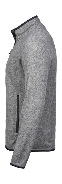 Outdoor Fleece Jacket - Grey Melange / 4XL