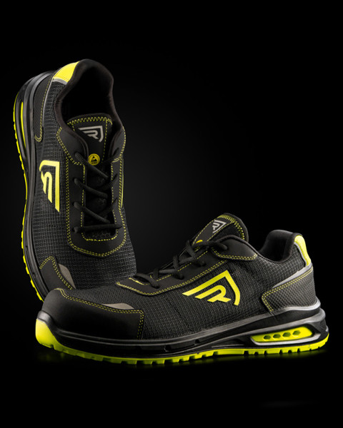 Workwear Shoe - Black/Fluor Yellow / SIZE 47