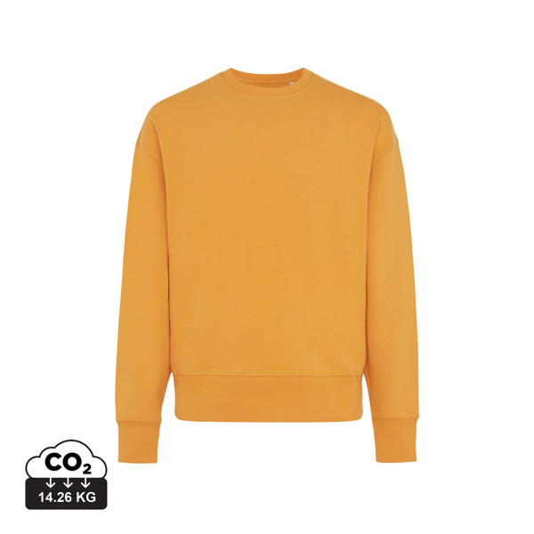 Iqoniq Kruger relaxed recycled cotton crew neck - Sundial Orange / L