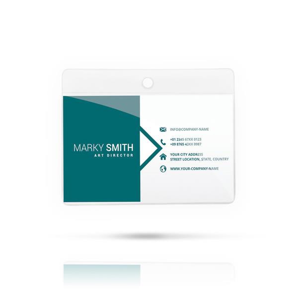 Identificador Em Pvc - Branco