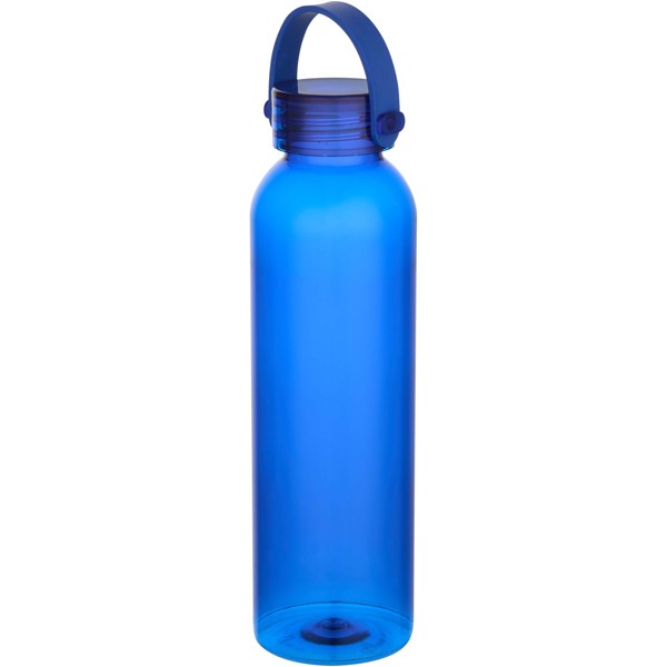 Garrafa de água de plástico reciclado com certificação RCS de 630 ml "Alti" - Azul real