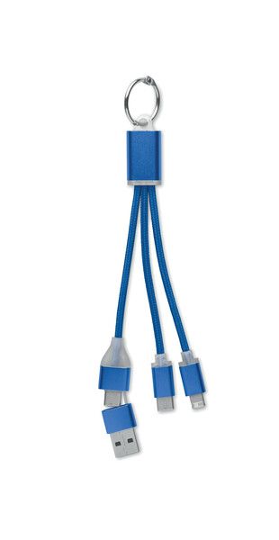 Cavo di ricarica 4 in 1 di tipo Blue - Blu Royal
