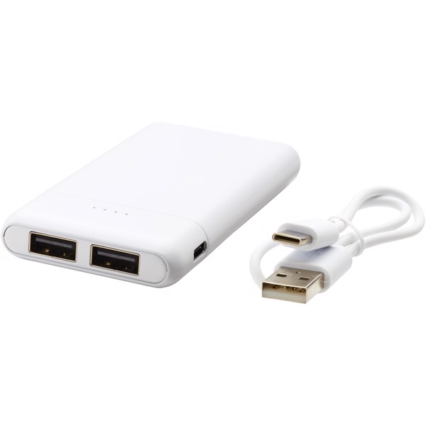 Odyssey 5000mAh high density power bank - White