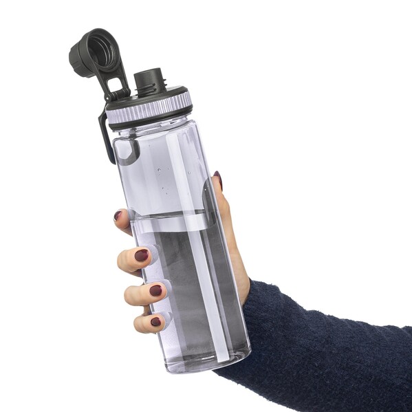 rPET drinking bottle (750 ml) Olivian - white