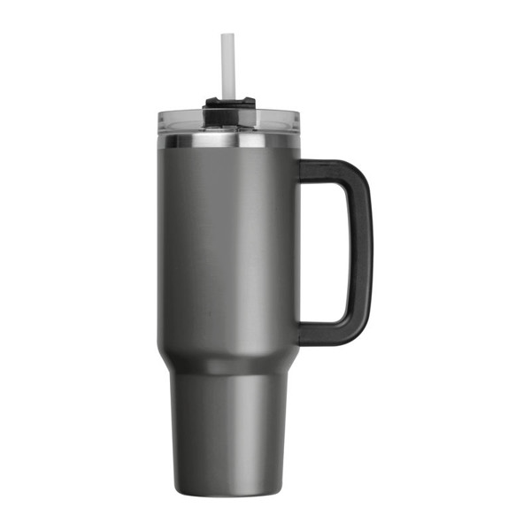 XXL Fľaša na pitie Tel Aviv 1200 ml - tmavosivá