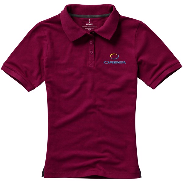 Polo manches courtes femme Calgary - Bordeaux / 2XL