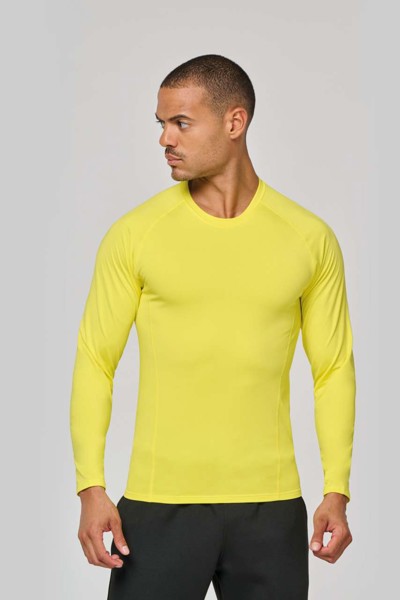 Sportska majica kratkih rukava s dugim rukavima za odrasle - White / XL