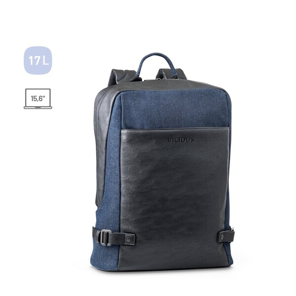 DIVERGENT BACKPACK I. Ruksak za prijenosno računalo do 15.6'' u trapericama i PU