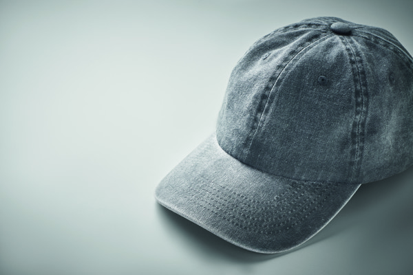 Casquette baseball à 6 pans Top - Gris
