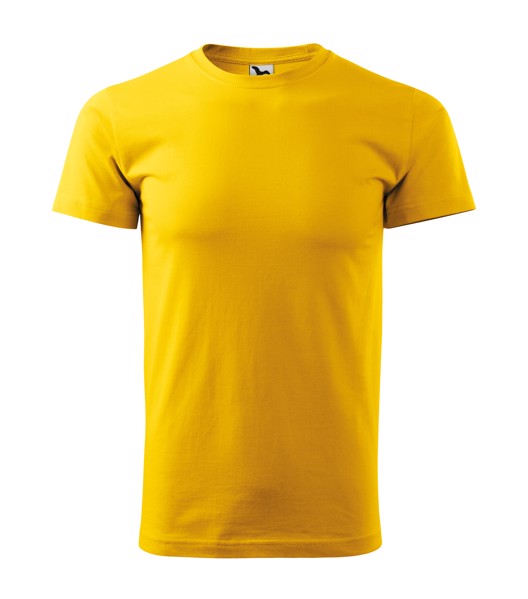 Tričko pánské Malfini Basic - Žlutá / 4XL