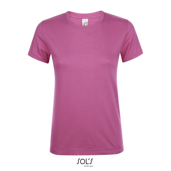 REGENT T-SHIRT SENHORA 150g Regent Women - cor-de-rosa orquídea / XXL