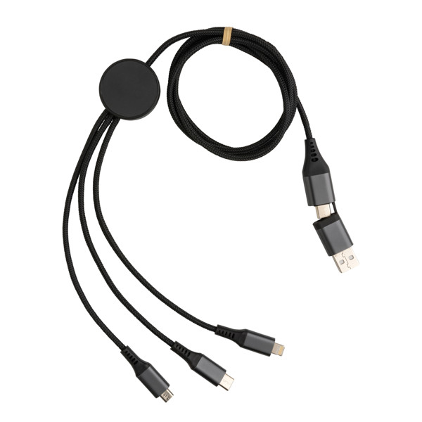 Xd Xclusive 6-v-1 kabel, 120 cm, recikliran aluminij