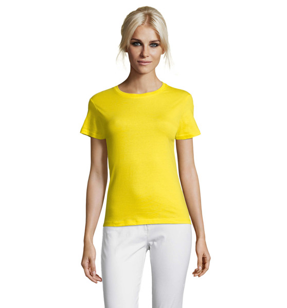 REGENT DONNA T-SHIRT 150g Regent Women - Giallo LimoneL