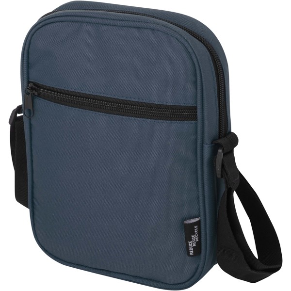 Sac bandoulière Byron de 2 L recyclé certifié GRS - Bleu hale