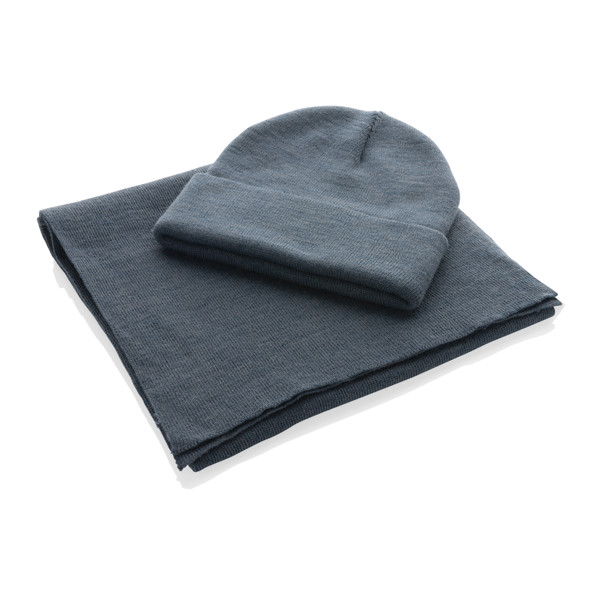 Elles AWARE™ Polylana® scarf 180x30cm - Sage Blue