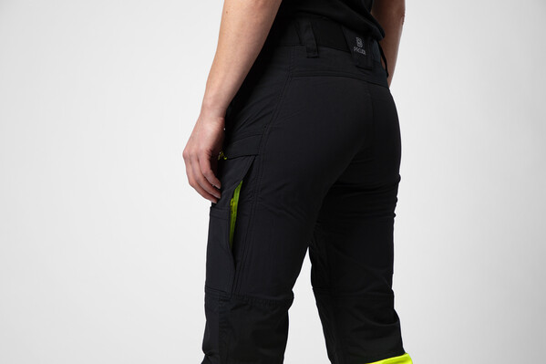 6538 Woman Waist Pant Hi Viz Yellow/Black C36