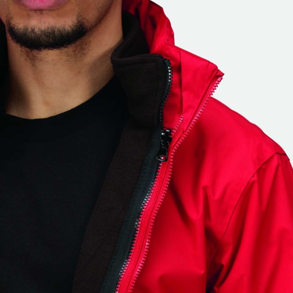Classic 3-In-1 Waterproof Jacket - Black / Black / XS