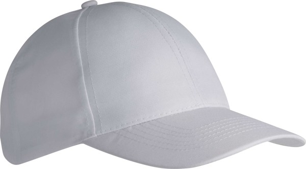Polyester Cap - 6 Panels - White