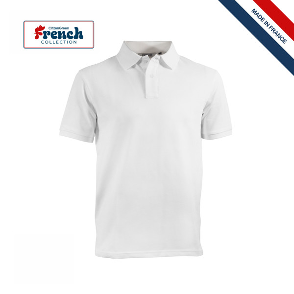 Polo Bio220g ALBERTIN - BLANC / XXL