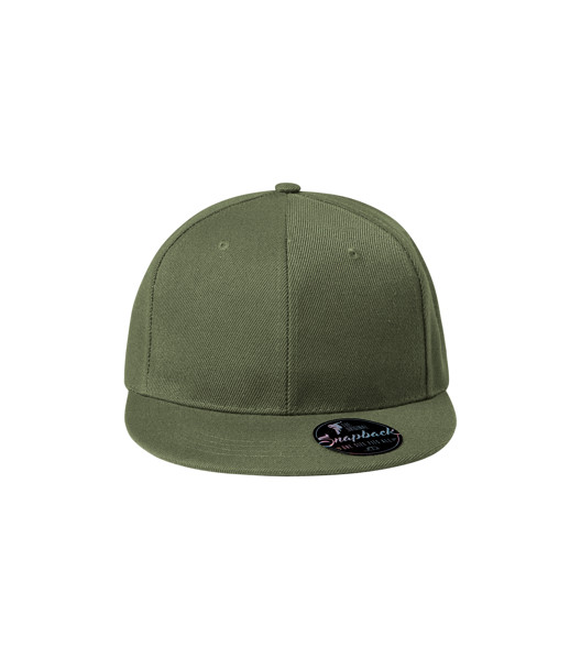 Čepice Unisex Malfini® Rap 6P - Khaki / nastavitelná