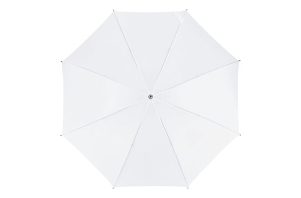 Bosco 190T Polyester 23" Stockparaply Auto open - Hvid