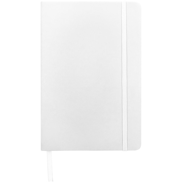 Carnet de notes A5 Spectrum à couverture rigide - Blanc