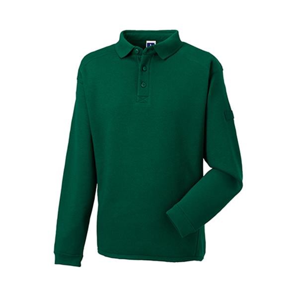 Sweatshirt Polo Resistente De Trabalho 300G - 80% Algodão/ 20% Poliéster - Verde Escuro / L