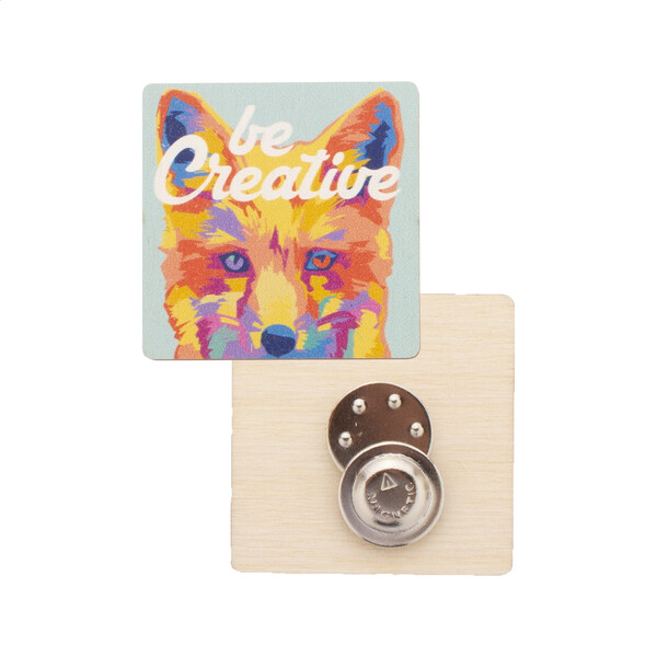 Badge magnétique WooBadge - Naturelle