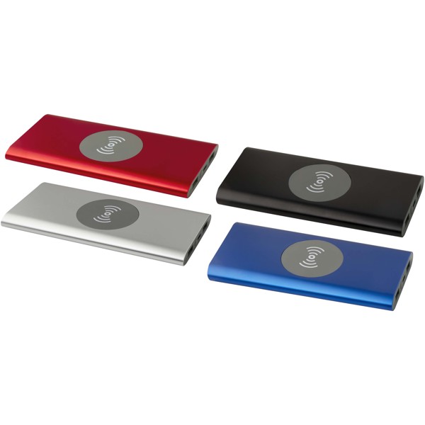 Batterie de secours sans fil en aluminium recyclé Juice type-C de 8 000 mAh - Bleu royal