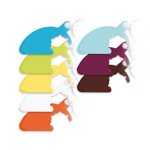 KEY-RING TOKEN HOLDER WITH SCRATCHCARD SCRAPER - Blanc / Sans jeton