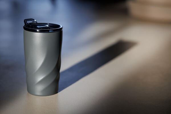 BrandCharger copo térmico Vortex Calix Ceramica | 400 ml - cinza chumbo