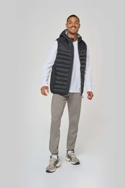 Adult Hooded Bodywarmer - Black / XS