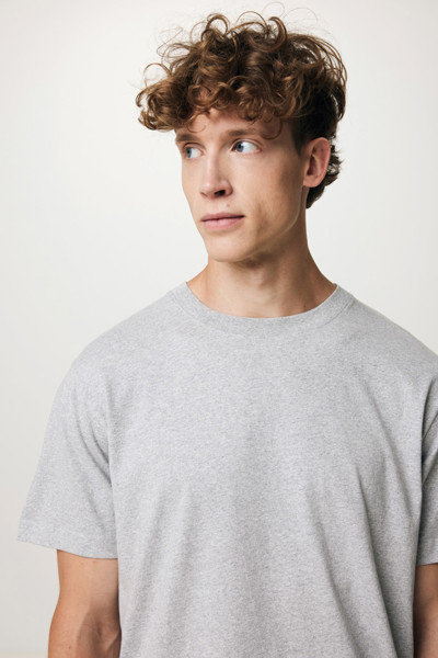 Tričko Iqoniq Kakadu relaxed fit z recykl. bavlny - Heather Grey / XS