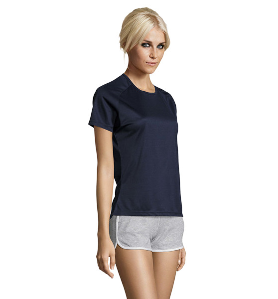 SPORTY WOMEN T-SHIRT  140g - Blu Scuro FranceseM