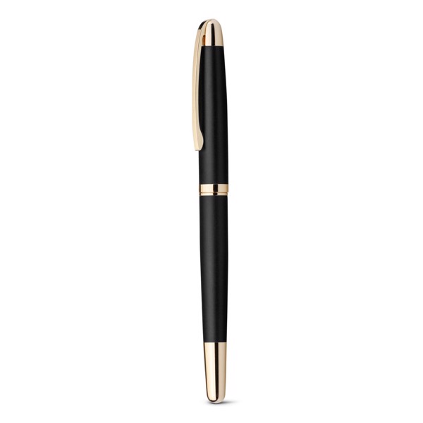 PS - EZEKIEL ROLLER. Metal rollerball with gold trim